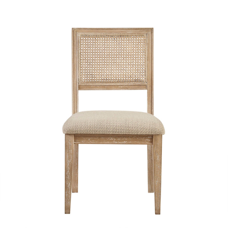 Modern Armless Dining Chair With Cane Back (Set of 2) - R&R Furniture Gallery (Fountain Valley, CA)