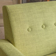 Nebulize - Upholstered Fabric Club Chair With Button Tufted And Square Off Arm And Back - R&R Furniture Gallery (Fountain Valley, CA)