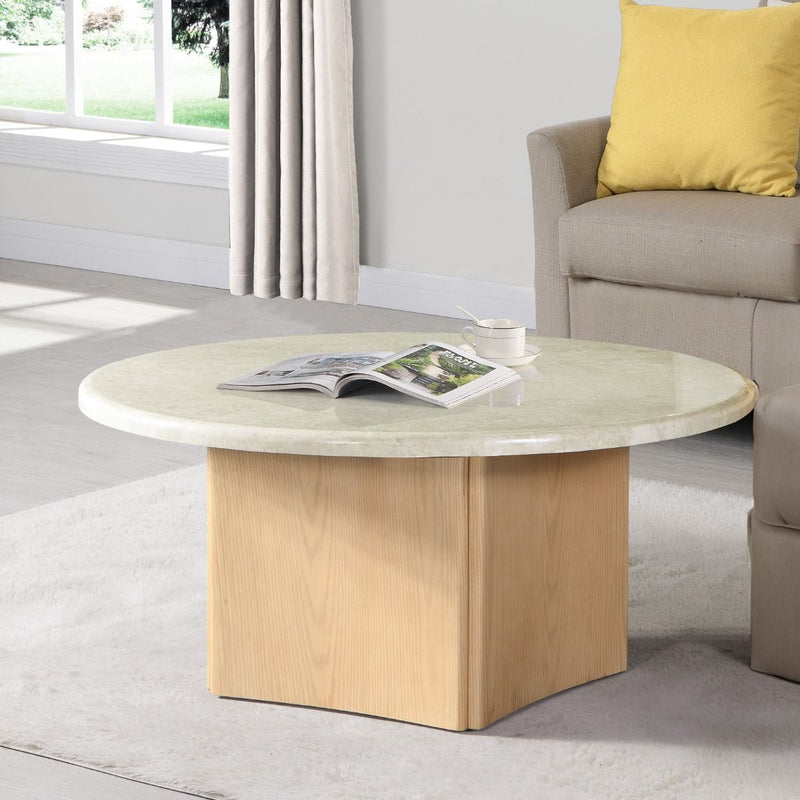 Qwin - Table With Marble Top - R&R Furniture Gallery (Fountain Valley, CA)