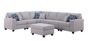 Cooper - Sectional Sofa With Ottomans And Cupholder - R&R Furniture Gallery (Fountain Valley, CA)