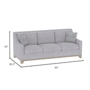 Sofa With Casual Accent - Gray - R&R Furniture Gallery (Fountain Valley, CA)