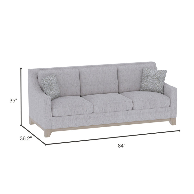 Sofa With Casual Accent - Gray - R&R Furniture Gallery (Fountain Valley, CA)