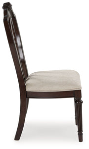 Lavinton - Dining Upholstered Side Chair (Set of 2) - Tan / Brown - R&R Furniture Gallery (Fountain Valley, CA)