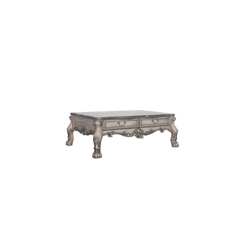 Dresden - 20" Coffee Table - Vintage Bone White - R&R Furniture Gallery (Fountain Valley, CA)