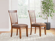 Berringer - Dining UPH Side Chair (Set of 2) - Rustic Brown - R&R Furniture Gallery (Fountain Valley, CA)