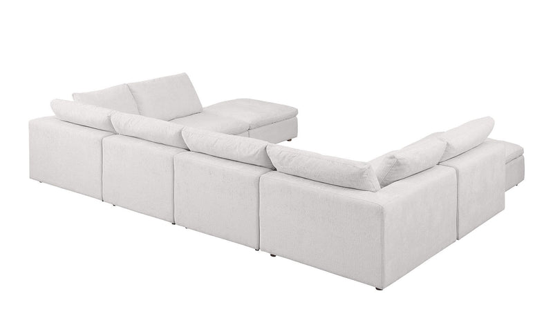 1100 - Top-Grain Italian Leather 8-Piece Sectional With Chaise