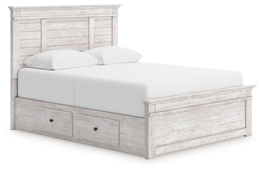 Makidern - Panel Storage Bed With Under Bed Storage Unit - R&R Furniture Gallery (Fountain Valley, CA)