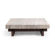 Alysa - Square Coffee Table - Riverstone Blend - R&R Furniture Gallery (Fountain Valley, CA)