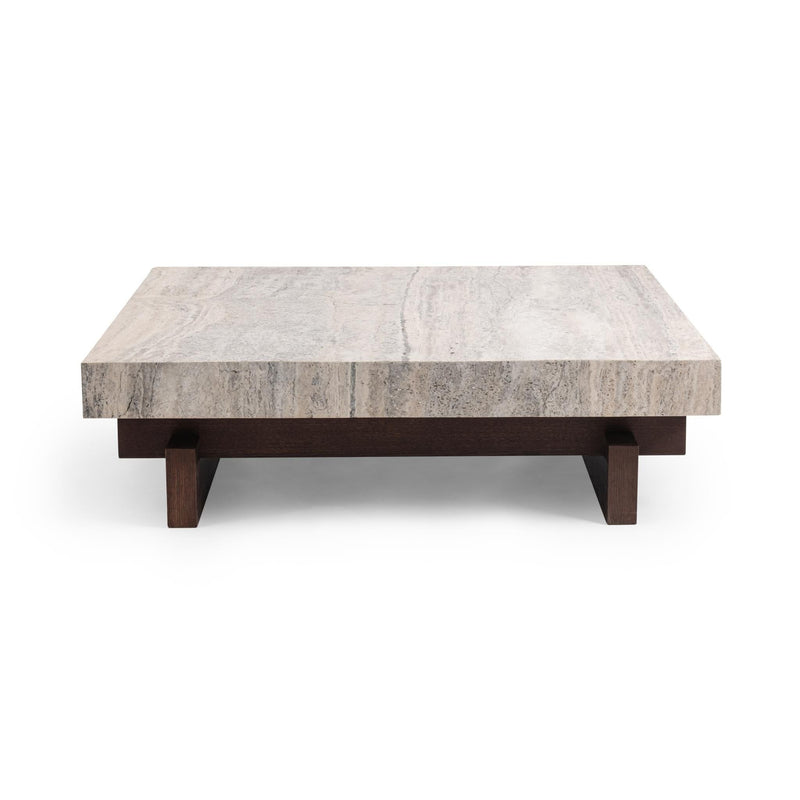Alysa - Square Coffee Table - Riverstone Blend - R&R Furniture Gallery (Fountain Valley, CA)