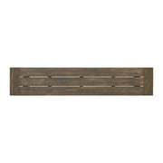 Outdoor Patio Bench - Gray / Rustic Metal - R&R Furniture Gallery (Fountain Valley, CA)