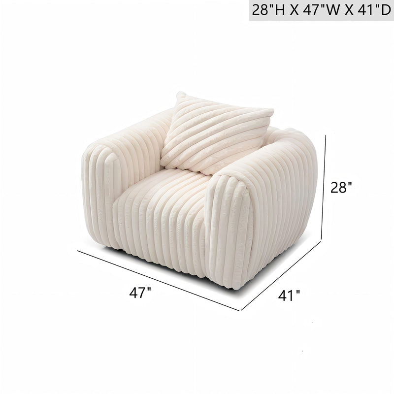 Cancun - Chair - White - R&R Furniture Gallery (Fountain Valley, CA)