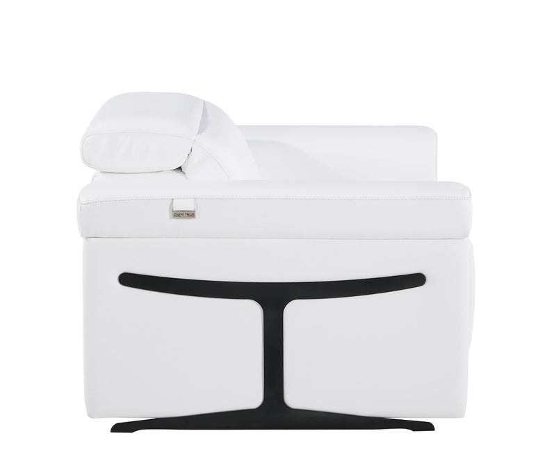 1126 - Top Grain Power Reclining Italian Leather Chair - R&R Furniture Gallery (Fountain Valley, CA)