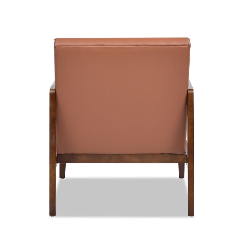 Kenneth - Modern Transitional Lounge Accent Chair - Brown - R&R Furniture Gallery (Fountain Valley, CA)
