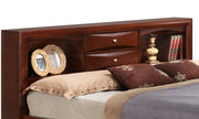 Modern Design Storage Bed With Bookcase Headboard - R&R Furniture Gallery (Fountain Valley, CA)