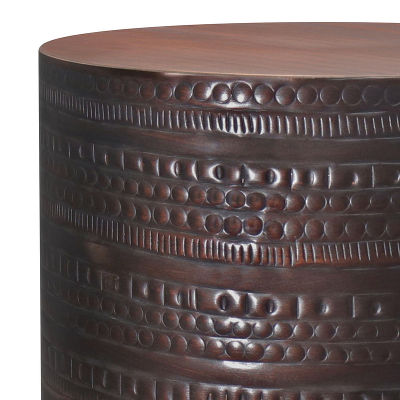 Johnsen - Handcrafted Large Metal Accent Table - R&R Furniture Gallery (Fountain Valley, CA)