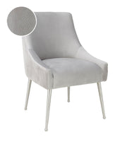 Beatrix - Pleated Velvet Side Chair - R&R Furniture Gallery (Fountain Valley, CA)