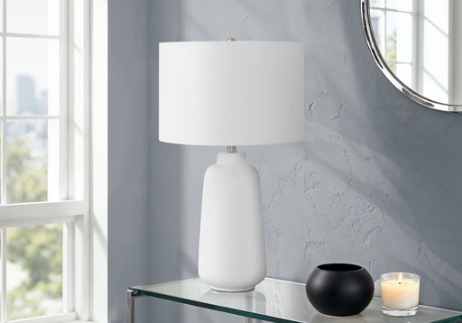 Lighting, Table Lamp, Ceramic, Modern - Cream - R&R Furniture Gallery (Fountain Valley, CA)