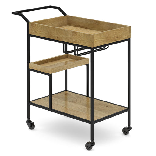 Barnes - Bar Cart - Natural - R&R Furniture Gallery (Fountain Valley, CA)
