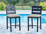 East Beach - Barstool (Set of 2) - Blue - R&R Furniture Gallery (Fountain Valley, CA)