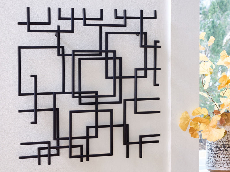Aadanton - Wall Decor - Black - R&R Furniture Gallery (Fountain Valley, CA)