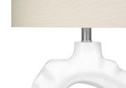Lighting, Table Lamp, Modern - Cream - R&R Furniture Gallery (Fountain Valley, CA)