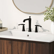 Modern Bathroom Vanity With Rectangle Ceramic Sink, Soft Closing Doors - R&R Furniture Gallery (Fountain Valley, CA)