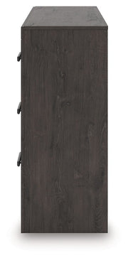 Prendonea - Six Drawer Dresser - Charcoal - R&R Furniture Gallery (Fountain Valley, CA)
