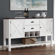 2 Drawer Server - Brown - R&R Furniture Gallery (Fountain Valley, CA)