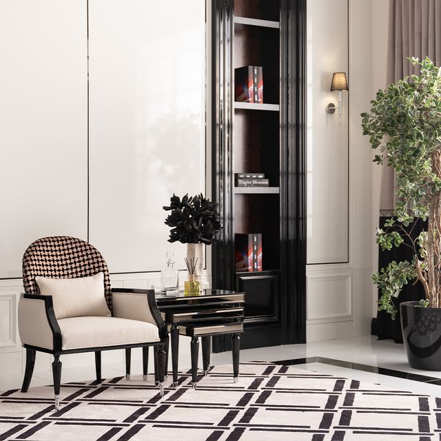 La Francaise - Nesting Tables (Set of 3) - Black Ice - R&R Furniture Gallery (Fountain Valley, CA)