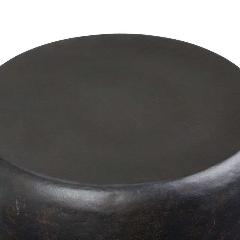 Garvy - Handcrafted Metal Side Table - R&R Furniture Gallery (Fountain Valley, CA)