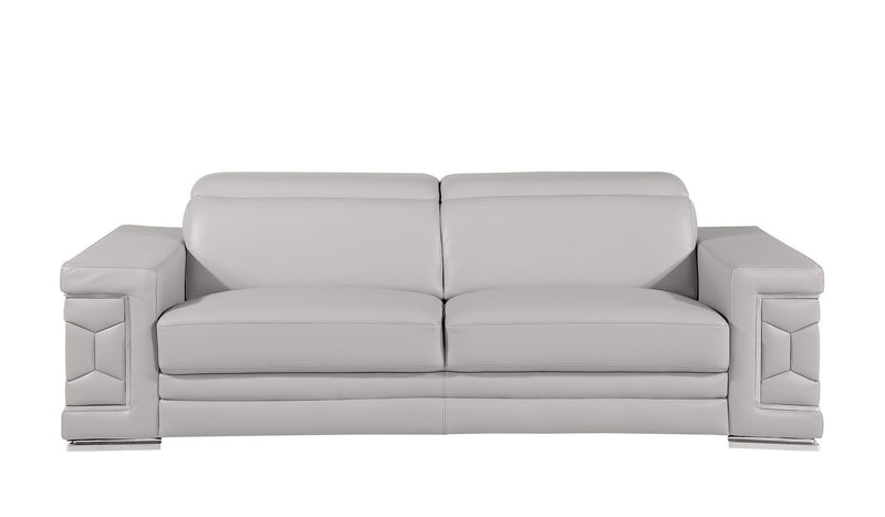 296 - Leather Sofa - R&R Furniture Gallery (Fountain Valley, CA)