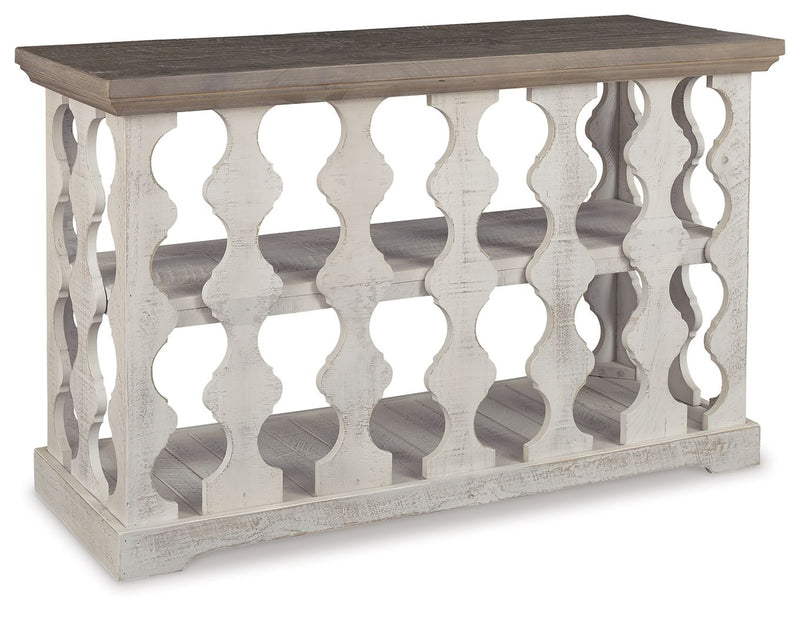 Havalance - Console Sofa Table - Gray / White - R&R Furniture Gallery (Fountain Valley, CA)