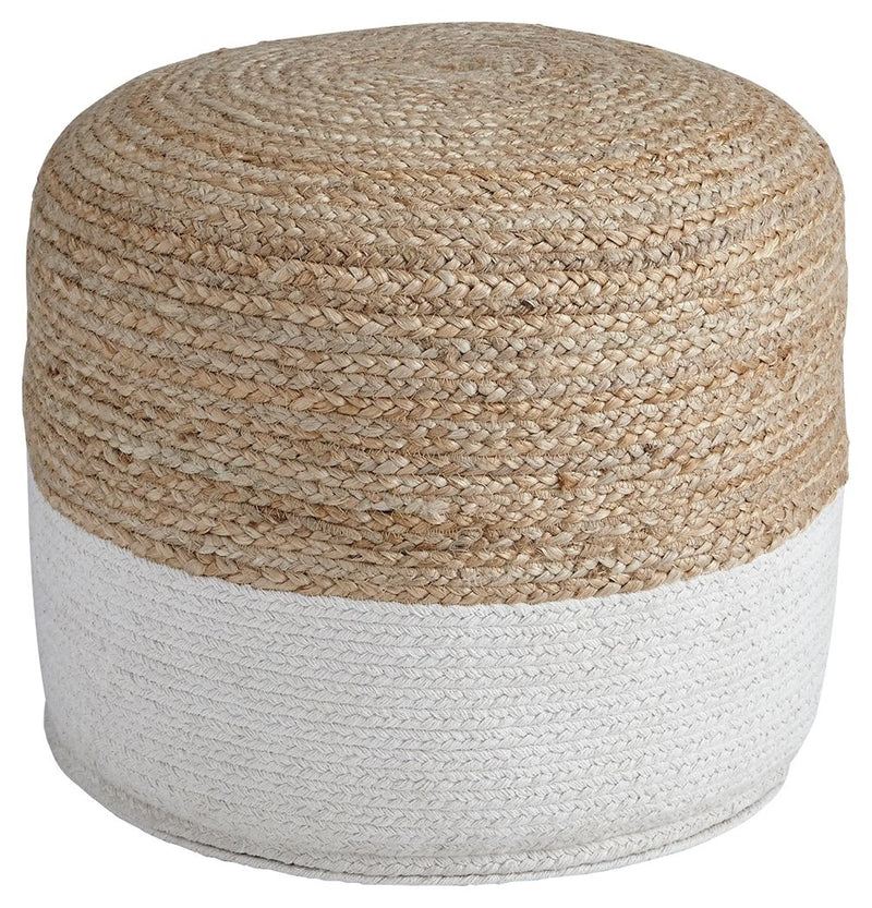 Sweed Valley - Round - Pouf - R&R Furniture Gallery (Fountain Valley, CA)