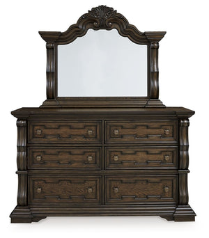 Maylee - Dresser And Mirror - Dark Brown - R&R Furniture Gallery (Fountain Valley, CA)