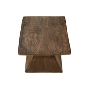 8th Street contemporary accent table for indoor or outdoor use, featuring a sleek design with a round tabletop and sturdy legs.