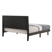 Valdemar - Queen Bed - Brown Fabric & Weathered Gray - R&R Furniture Gallery (Fountain Valley, CA)