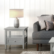 Handcrafted Warm Shaker coffee table by Simpli-Home featuring a classic wooden design and smooth finish.
