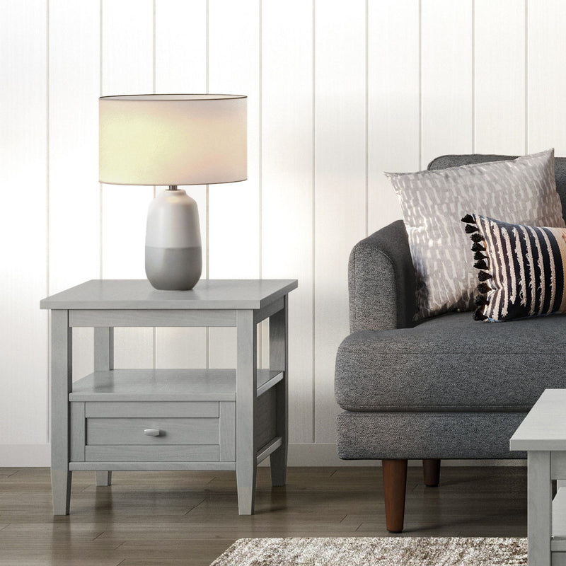 Handcrafted Warm Shaker coffee table by Simpli-Home featuring a classic wooden design and smooth finish.