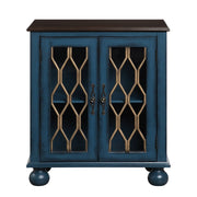 Lassie - Console Cabinet - Antique Blue - R&R Furniture Gallery (Fountain Valley, CA)