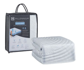 Extra Cooling Protector - Queen Mattress Protector (Set of 4) - White - R&R Furniture Gallery (Fountain Valley, CA)