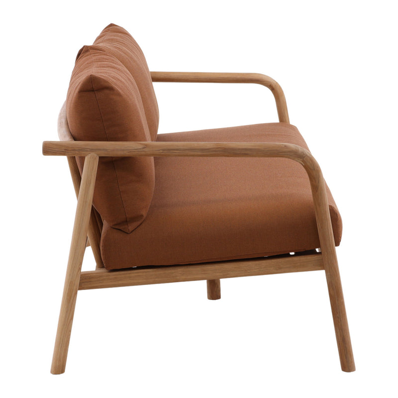 Aimee - Outdoor Sofa - Sienna And Natural
