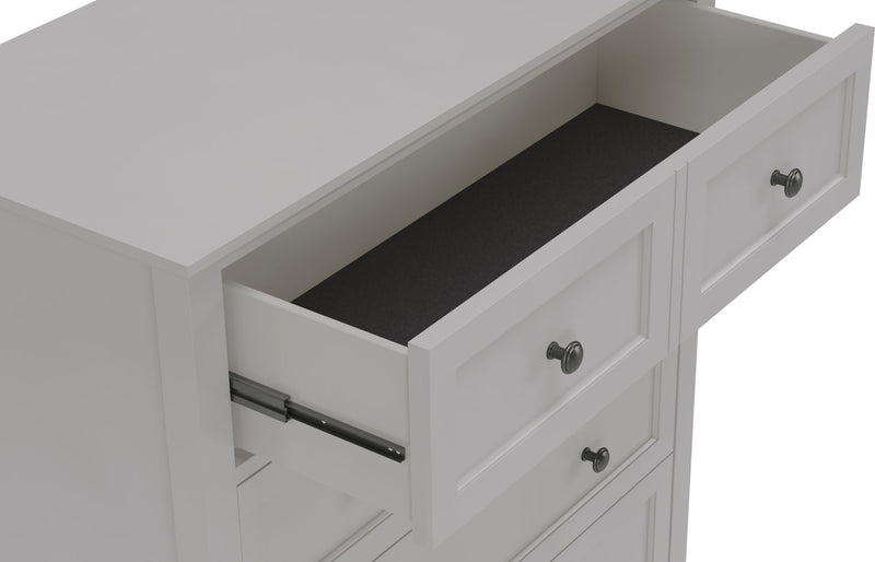 Grace Five Drawer Chest in Elephant Gray (2024)