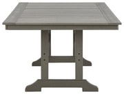 Visola - RECT Dining Table w/Umb OPT - Gray - R&R Furniture Gallery (Fountain Valley, CA)