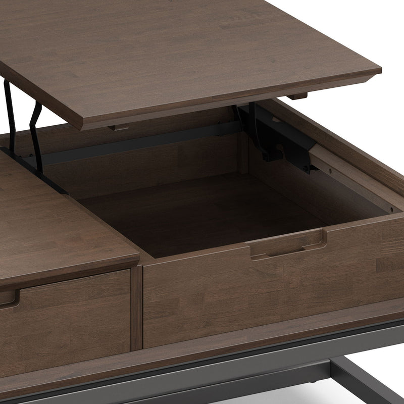 Banting - Lift Top Coffee Table - Walnut Brown - R&R Furniture Gallery (Fountain Valley, CA)