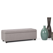 Hamilton - Upholstered Storage Ottoman - R&R Furniture Gallery (Fountain Valley, CA)
