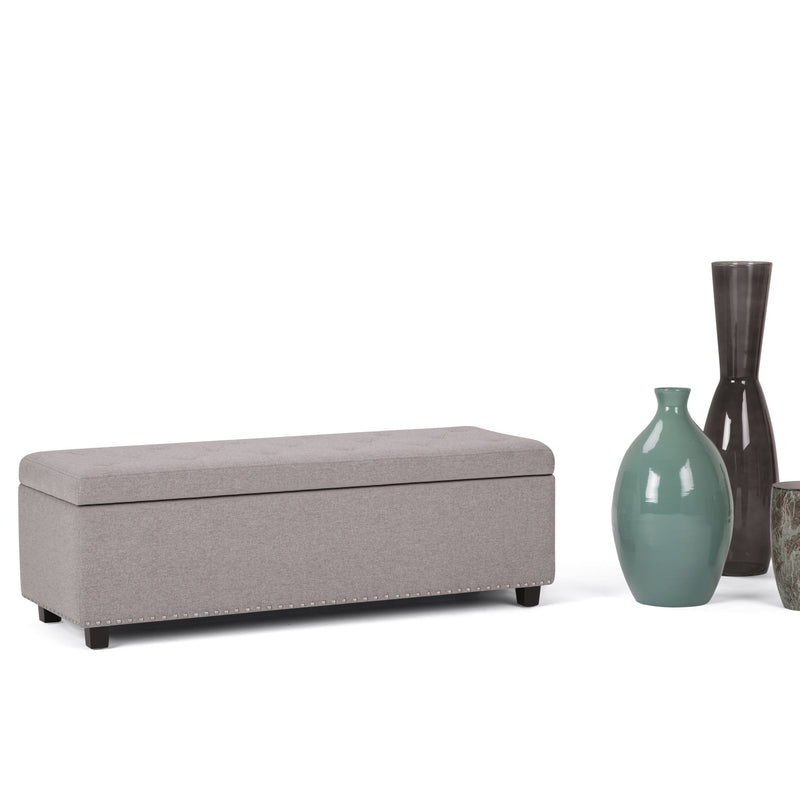 Hamilton - Upholstered Storage Ottoman - R&R Furniture Gallery (Fountain Valley, CA)