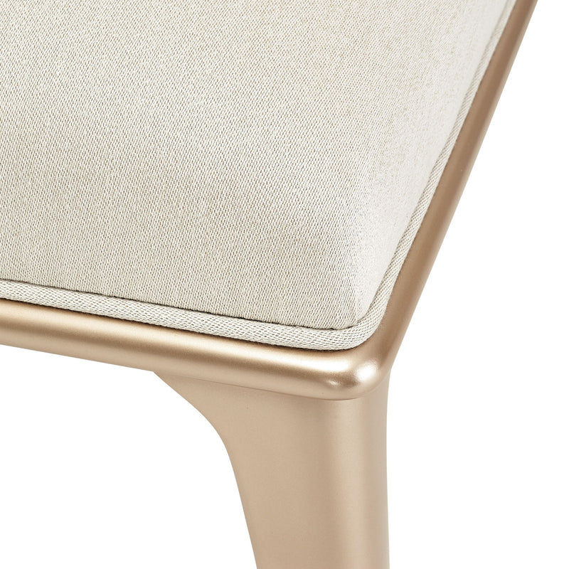 La Rachelle - Bed Bench - Champagne - R&R Furniture Gallery (Fountain Valley, CA)