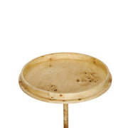 Destin - Burl Designer Side Table - Natural - R&R Furniture Gallery (Fountain Valley, CA)