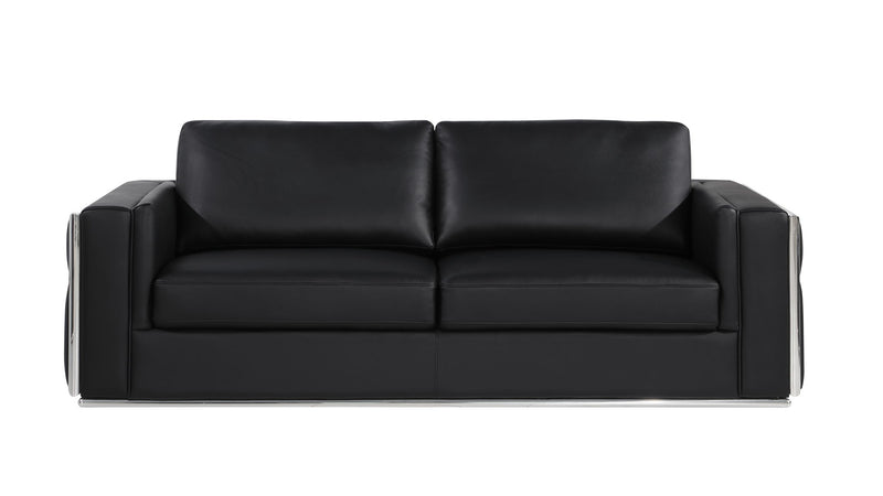1130 - Top Grain Italian Leather Sofa - R&R Furniture Gallery (Fountain Valley, CA)