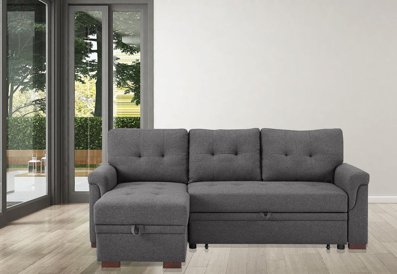 Destiny - Reversible Sleeper Sectional Sofa With Storage Chaise - R&R Furniture Gallery (Fountain Valley, CA)